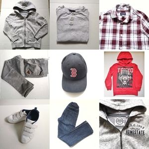 Budles kid boy 8 /10 9 pieces.